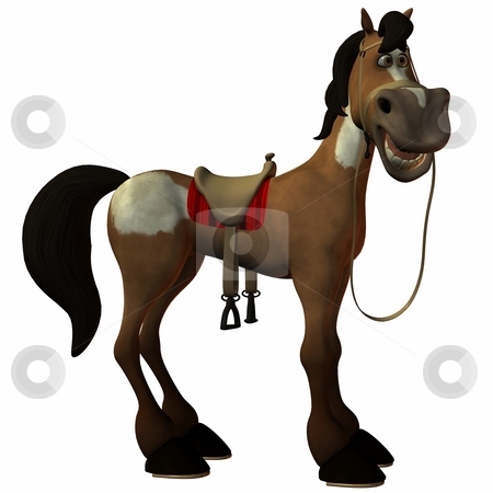 To use this stock image in your creative project, please select the size you need over to the right and click the "Add to Cart" button.
Your downloaded image will come with the Cutcaster watermark removed so don’t worry about the watermark you see on this page. Toon Horse stock photo, 3D Render of an Toon Horse by Andreas Meyer