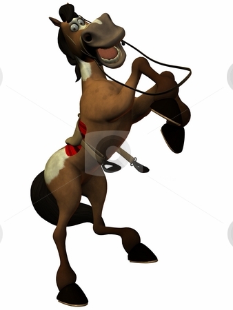 To use this stock image in your creative project, please select the size you need over to the right and click the "Add to Cart" button.
Your downloaded image will come with the Cutcaster watermark removed so don’t worry about the watermark you see on this page. Toon Horse stock photo, 3D Render of an Toon Horse by Andreas Meyer
