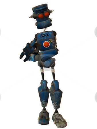 To use this stock image in your creative project, please select the size you need over to the right and click the "Add to Cart" button.
Your downloaded image will come with the Cutcaster watermark removed so don’t worry about the watermark you see on this page. Toon Bot Klank stock photo, 3D Render of an Toon Bot by Andreas Meyer