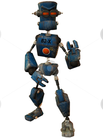 To use this stock image in your creative project, please select the size you need over to the right and click the "Add to Cart" button.
Your downloaded image will come with the Cutcaster watermark removed so don’t worry about the watermark you see on this page. Toon Bot Klank stock photo, 3D Render of an Toon Bot by Andreas Meyer