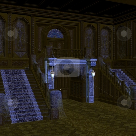 To use this stock image in your creative project, please select the size you need over to the right and click the "Add to Cart" button.
Your downloaded image will come with the Cutcaster watermark removed so don’t worry about the watermark you see on this page. Haunted Mansion stock photo, 3D Render of an Haunted Mansion by Andreas Meyer