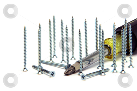 To use this stock image in your creative project, please select the size you need over to the right and click the "Add to Cart" button.
Your downloaded image will come with the Cutcaster watermark removed so don’t worry about the watermark you see on this page. Screwdriver ad screws stock photo, Screwdriver detail and screws isolated on white background construction industry by EVANGELOS THOMAIDIS