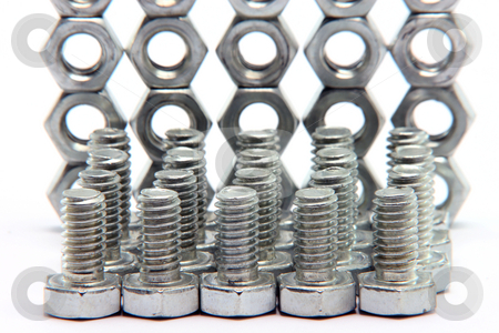 To use this stock image in your creative project, please select the size you need over to the right and click the "Add to Cart" button.
Your downloaded image will come with the Cutcaster watermark removed so don’t worry about the watermark you see on this page. Screws and bolts blur stock photo, Srews and bolts blur on white background construction industry by EVANGELOS THOMAIDIS