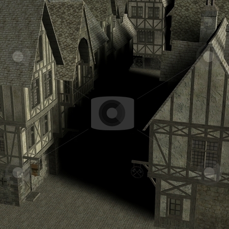 To use this stock image in your creative project, please select the size you need over to the right and click the "Add to Cart" button.
Your downloaded image will come with the Cutcaster watermark removed so don’t worry about the watermark you see on this page. Medieval City stock photo, 3D Render of an Medieval City by Andreas Meyer