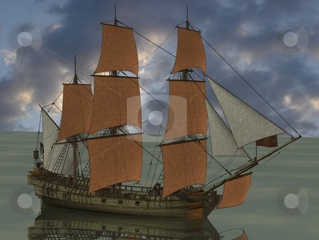 To use this stock image in your creative project, please select the size you need over to the right and click the "Add to Cart" button.
Your downloaded image will come with the Cutcaster watermark removed so don’t worry about the watermark you see on this page. Pirate Boat stock photo, 3D Render of an Pirate Boat by Andreas Meyer