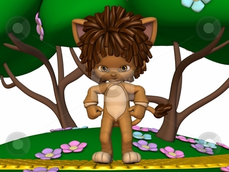 To use this stock image in your creative project, please select the size you need over to the right and click the "Add to Cart" button.
Your downloaded image will come with the Cutcaster watermark removed so don’t worry about the watermark you see on this page. Leo the little lion stock photo, 3D Render of an Toon Figure by Andreas Meyer