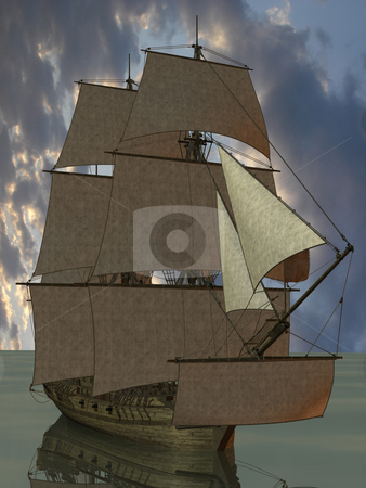 To use this stock image in your creative project, please select the size you need over to the right and click the "Add to Cart" button.
Your downloaded image will come with the Cutcaster watermark removed so don’t worry about the watermark you see on this page. Pirate Boat stock photo, 3D Render of an Pirate Boat by Andreas Meyer