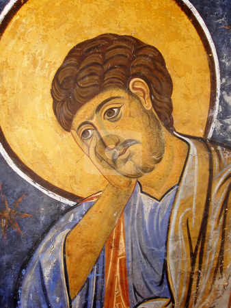 To use this stock image in your creative project, please select the size you need over to the right and click the "Add to Cart" button.
Your downloaded image will come with the Cutcaster watermark removed so don’t worry about the watermark you see on this page. St. Thomas Icon stock photo, St. Thomas Icon In Easter Orthodox Christian Style by Denis Radovanovic