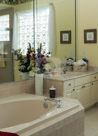 To use this stock image in your creative project, please select the size you need over to the right and click the "Add to Cart" button.
Your downloaded image will come with the Cutcaster watermark removed so don’t worry about the watermark you see on this page. Residential Interior stock photo, Interior of home residence by Perry Correll