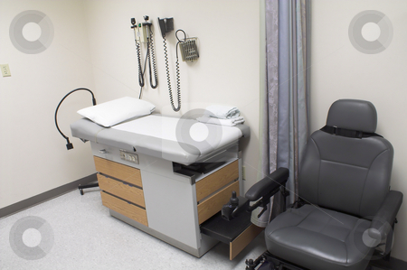 To use this stock image in your creative project, please select the size you need over to the right and click the "Add to Cart" button.
Your downloaded image will come with the Cutcaster watermark removed so don’t worry about the watermark you see on this page. Doctor's Office stock photo, An examination room at a doctor's office. by Robert Byron