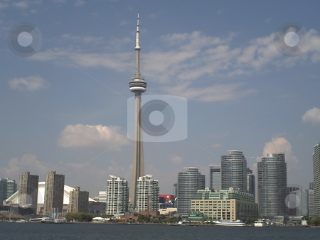 To use this stock image in your creative project, please select the size you need over to the right and click the "Add to Cart" button.
Your downloaded image will come with the Cutcaster watermark removed so don’t worry about the watermark you see on this page. Toronto Skyline stock photo, Front of toronto skyline by CHERYL LAFOND