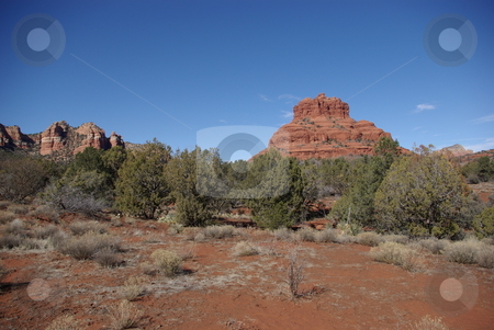 To use this stock image in your creative project, please select the size you need over to the right and click the "Add to Cart" button.
Your downloaded image will come with the Cutcaster watermark removed so don’t worry about the watermark you see on this page. Sedona, Arizona Red Rock Formations stock photo, Geological processes have been at work in Sedona, Az for over 300 million years creating unusual rock formations like those in this image. The area around Sedona is referred to as Red Rock Country and draws travelers from all over the world to view the spectacular scenery created by erosion and weathering of the desert terrain. by Dennis Thomsen