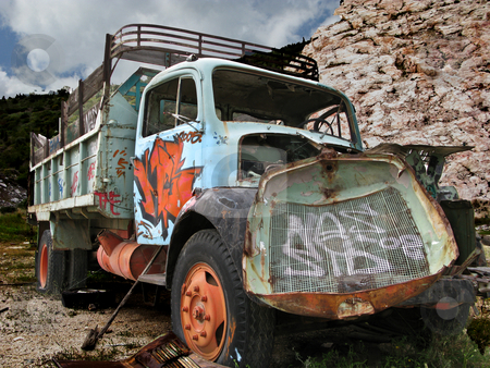 To use this stock image in your creative project, please select the size you need over to the right and click the "Add to Cart" button.
Your downloaded image will come with the Cutcaster watermark removed so don’t worry about the watermark you see on this page. Rundown truck stock photo, Rest in time by John Tsilidis