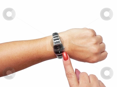 To use this stock image in your creative project, please select the size you need over to the right and click the "Add to Cart" button.
Your downloaded image will come with the Cutcaster watermark removed so don’t worry about the watermark you see on this page. Isolated hand with watch stock photo, Hand with watch checking time isolated on white by Perry Correll