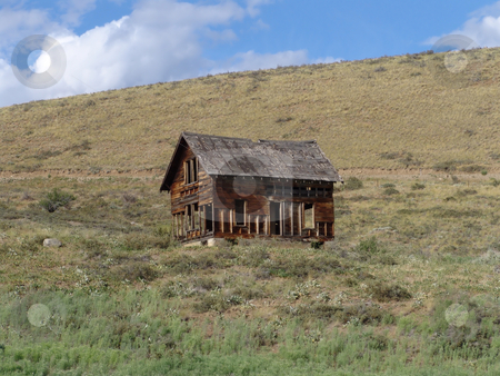 To use this stock image in your creative project, please select the size you need over to the right and click the "Add to Cart" button.
Your downloaded image will come with the Cutcaster watermark removed so don’t worry about the watermark you see on this page. Ghost Town stock photo, Dilapidated house near Winthrop WA, USA. by Steve Stedman