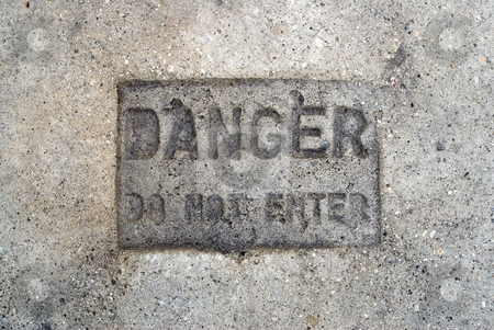 To use this stock image in your creative project, please select the size you need over to the right and click the "Add to Cart" button.
Your downloaded image will come with the Cutcaster watermark removed so don’t worry about the watermark you see on this page. Danger Do Not Enter stock photo, A cement sign that says danger do not enter by Richard Nelson