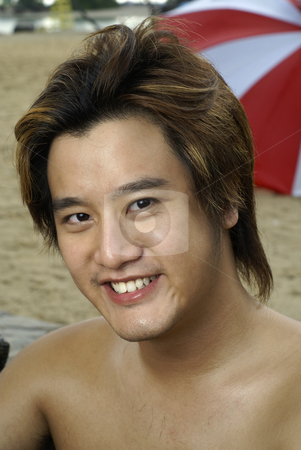 To use this stock image in your creative project, please select the size you need over to the right and click the "Add to Cart" button.
Your downloaded image will come with the Cutcaster watermark removed so don’t worry about the watermark you see on this page. Smiling chinese man at beach stock photo, Smiling asian man at beach by Wong Chee Yen