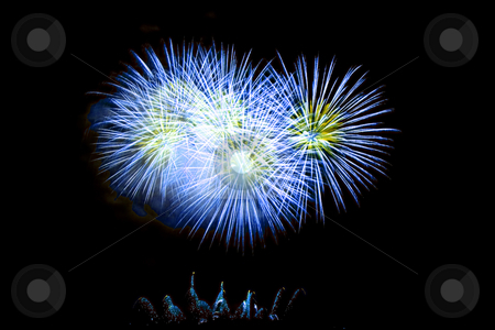 To use this stock image in your creative project, please select the size you need over to the right and click the "Add to Cart" button.
Your downloaded image will come with the Cutcaster watermark removed so don’t worry about the watermark you see on this page. Fireworks Lighting up the Sky stock photo, Fireworks Lighting up the Black Night Sky by Petr Koudelka