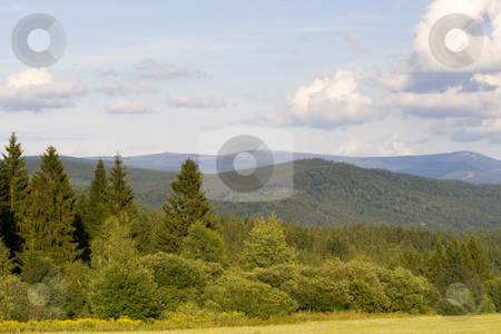 To use this stock image in your creative project, please select the size you need over to the right and click the "Add to Cart" button.
Your downloaded image will come with the Cutcaster watermark removed so don’t worry about the watermark you see on this page. Mountains stock photo, Mountain landscape in summer - Loc: 50 by Petr Koudelka
