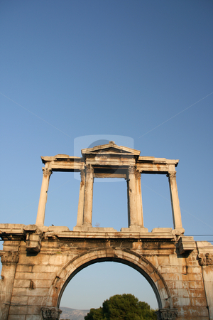 To use this stock image in your creative project, please select the size you need over to the right and click the "Add to Cart" button.
Your downloaded image will come with the Cutcaster watermark removed so don’t worry about the watermark you see on this page. Hadrian arch stock photo, Roman gate hadrians arch landmarks of athens greece by EVANGELOS THOMAIDIS