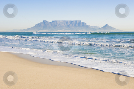 To use this stock image in your creative project, please select the size you need over to the right and click the "Add to Cart" button.
Your downloaded image will come with the Cutcaster watermark removed so don’t worry about the watermark you see on this page. Table mountain Cape Town stock photo, Table Mountain - the world famous landmark in Cape Town, South Africa. Picture taken on a clear Winters day from the Blouberg Strand beach. by Nicolaas Traut
