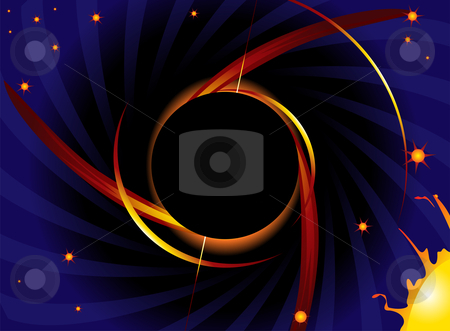 To use this stock image in your creative project, please select the size you need over to the right and click the "Add to Cart" button.
Your downloaded image will come with the Cutcaster watermark removed so don’t worry about the watermark you see on this page. Black hole stock vector clipart, Giant black hole suck in matter from stars by Oxygen64
