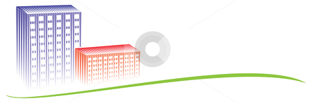 To use this stock image in your creative project, please select the size you need over to the right and click the "Add to Cart" button.
Your downloaded image will come with the Cutcaster watermark removed so don’t worry about the watermark you see on this page. City logo stock vector clipart, Logo for construction company with buildings symbolizes city by Oxygen64