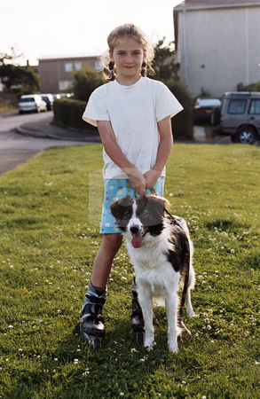 To use this stock image in your creative project, please select the size you need over to the right and click the "Add to Cart" button.
Your downloaded image will come with the Cutcaster watermark removed so don’t worry about the watermark you see on this page. MPIXIS550737 stock photo, Girl with pet dog by Mpixis World