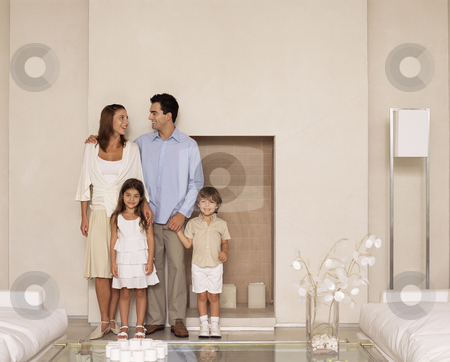 To use this stock image in your creative project, please select the size you need over to the right and click the "Add to Cart" button.
Your downloaded image will come with the Cutcaster watermark removed so don’t worry about the watermark you see on this page. Young family at home stock photo, Young family at home by Mpixis World