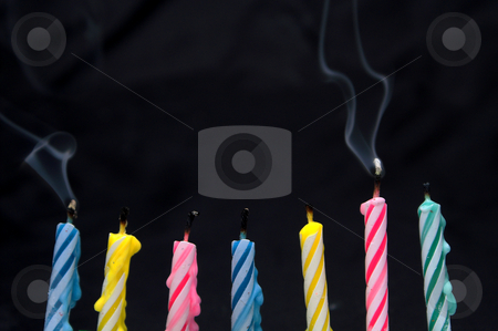 To use this stock image in your creative project, please select the size you need over to the right and click the "Add to Cart" button.
Your downloaded image will come with the Cutcaster watermark removed so don’t worry about the watermark you see on this page. Birthday Candles stock photo, Several candles typically used for birthday celebrations. by Robert Byron
