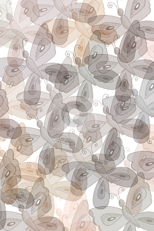 To use this stock image in your creative project, please select the size you need over to the right and click the "Add to Cart" button.
Your downloaded image will come with the Cutcaster watermark removed so don’t worry about the watermark you see on this page. Pattern with butterflies stock photo, Butterflies in brown pastel colours on white background by Wino Evertz