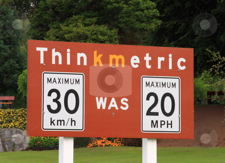 To use this stock image in your creative project, please select the size you need over to the right and click the "Add to Cart" button.
Your downloaded image will come with the Cutcaster watermark removed so don’t worry about the watermark you see on this page. Think Metric stock photo, Thinkmetric sign at a US / Canada border crossing. by Steve Stedman