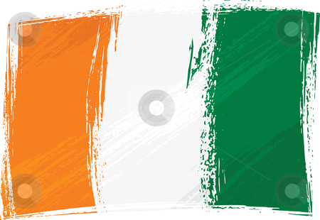 To use this stock image in your creative project, please select the size you need over to the right and click the "Add to Cart" button.
Your downloaded image will come with the Cutcaster watermark removed so don’t worry about the watermark you see on this page. Grunge Cote dIvoire flag stock vector clipart, Cote dIvoire national flag created in grunge style by Oxygen64