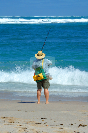 To use this stock image in your creative project, please select the size you need over to the right and click the "Add to Cart" button.
Your downloaded image will come with the Cutcaster watermark removed so don’t worry about the watermark you see on this page. Beach Fishing stock photo, Beach fishing at Point Labat, South Australia by Irene Scales