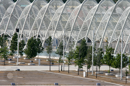 To use this stock image in your creative project, please select the size you need over to the right and click the "Add to Cart" button.
Your downloaded image will come with the Cutcaster watermark removed so don’t worry about the watermark you see on this page. Agora stock photo, Detail from modern metallic stucture of agora olympic stadium athens greece by EVANGELOS THOMAIDIS