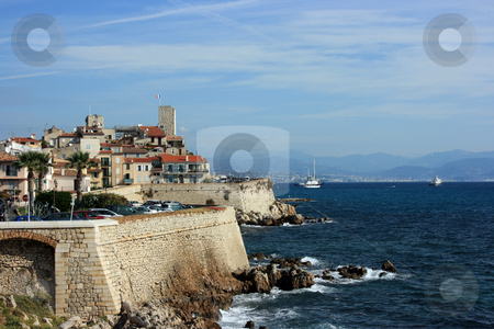To use this stock image in your creative project, please select the size you need over to the right and click the "Add to Cart" button.
Your downloaded image will come with the Cutcaster watermark removed so don’t worry about the watermark you see on this page. Antibes at day 2 stock photo, A fragment of an old fortified part of French city Antibes by Natalia Macheda