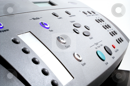 To use this stock image in your creative project, please select the size you need over to the right and click the "Add to Cart" button.
Your downloaded image will come with the Cutcaster watermark removed so don’t worry about the watermark you see on this page. Fax Machine stock photo, A fax machine used for sending documents. by Robert Byron