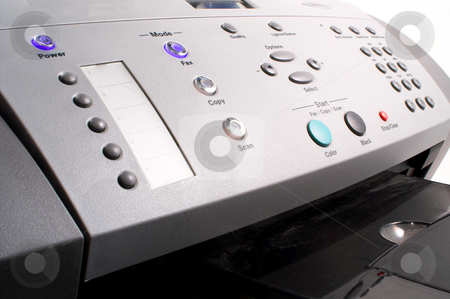 To use this stock image in your creative project, please select the size you need over to the right and click the "Add to Cart" button.
Your downloaded image will come with the Cutcaster watermark removed so don’t worry about the watermark you see on this page. Fax Machine stock photo, A fax machine used for sending documents. by Robert Byron