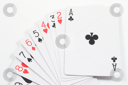 To use this stock image in your creative project, please select the size you need over to the right and click the "Add to Cart" button.
Your downloaded image will come with the Cutcaster watermark removed so don’t worry about the watermark you see on this page. Playing Cards stock photo, A deck of standard sized playing cards. by Robert Byron