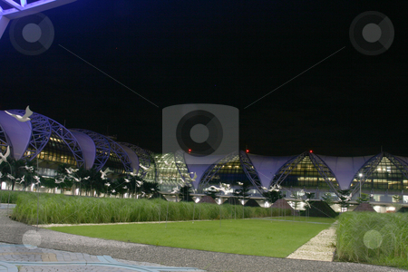 To use this stock image in your creative project, please select the size you need over to the right and click the "Add to Cart" button.
Your downloaded image will come with the Cutcaster watermark removed so don’t worry about the watermark you see on this page. Suvarnabhumi garden stock photo, White birds night shut at bangkok new airport suvarnabhumi by EVANGELOS THOMAIDIS