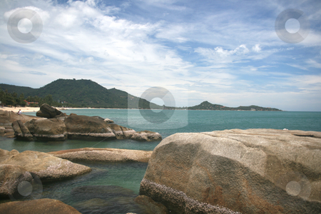 To use this stock image in your creative project, please select the size you need over to the right and click the "Add to Cart" button.
Your downloaded image will come with the Cutcaster watermark removed so don’t worry about the watermark you see on this page. Lamai beach view stock photo, Rocky view at lamai beach samui island thailand by EVANGELOS THOMAIDIS