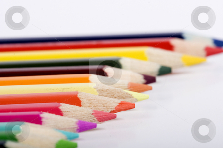 To use this stock image in your creative project, please select the size you need over to the right and click the "Add to Cart" button.
Your downloaded image will come with the Cutcaster watermark removed so don’t worry about the watermark you see on this page. Line of color pencils stock photo, color pencils by Fesus Robert
