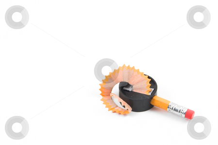 To use this stock image in your creative project, please select the size you need over to the right and click the "Add to Cart" button.
Your downloaded image will come with the Cutcaster watermark removed so don’t worry about the watermark you see on this page. Pencil and Sharpener stock photo, A standard pencil and a pencil sharpener. by Robert Byron