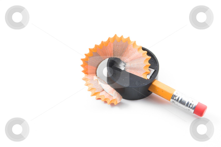 To use this stock image in your creative project, please select the size you need over to the right and click the "Add to Cart" button.
Your downloaded image will come with the Cutcaster watermark removed so don’t worry about the watermark you see on this page. Pencil and Sharpener stock photo, A standard pencil and a pencil sharpener. by Robert Byron