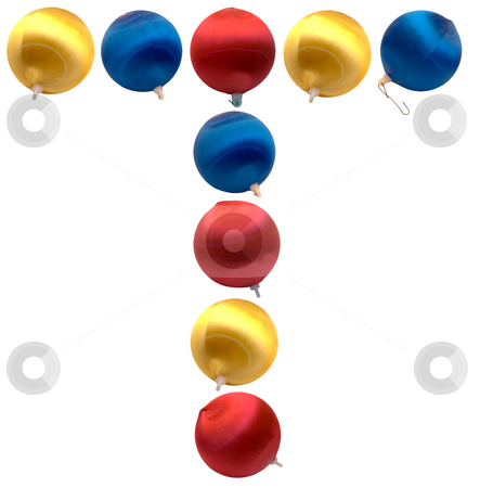 To use this stock image in your creative project, please select the size you need over to the right and click the "Add to Cart" button.
Your downloaded image will come with the Cutcaster watermark removed so don’t worry about the watermark you see on this page. Letter T stock photo, The letter t spelled using Christmas balls, isolated on a white background by Richard Nelson
