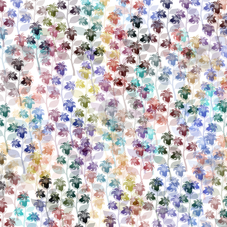 To use this stock image in your creative project, please select the size you need over to the right and click the "Add to Cart" button.
Your downloaded image will come with the Cutcaster watermark removed so don’t worry about the watermark you see on this page. Pattern with flowers stock photo, Many flowers in soft pastel colours on white background by Wino Evertz