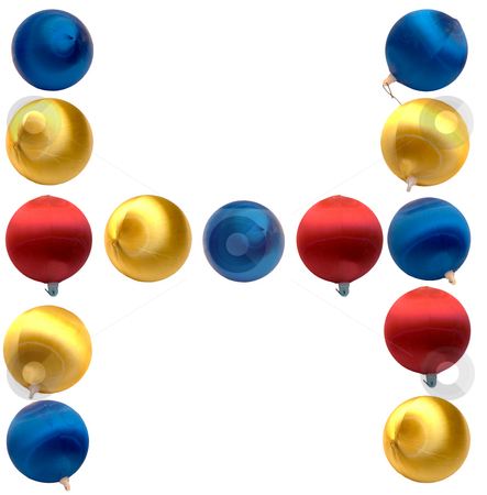 To use this stock image in your creative project, please select the size you need over to the right and click the "Add to Cart" button.
Your downloaded image will come with the Cutcaster watermark removed so don’t worry about the watermark you see on this page. Letter H stock photo, The letter h spelled using Christmas balls, isolated on a white background by Richard Nelson