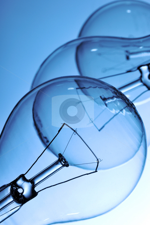 To use this stock image in your creative project, please select the size you need over to the right and click the "Add to Cart" button.
Your downloaded image will come with the Cutcaster watermark removed so don’t worry about the watermark you see on this page. Lightbulbs stock photo, Close-up of three lightbulbs isolated on blue by Csaba Zsarnowszky