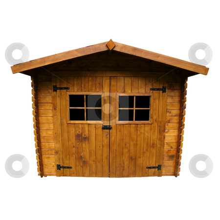 To use this stock image in your creative project, please select the size you need over to the right and click the "Add to Cart" button.
Your downloaded image will come with the Cutcaster watermark removed so don’t worry about the watermark you see on this page. Wooden Garden Shed (Isolated) stock photo, Wide angle view of a Shed, isolated on white by Tilo