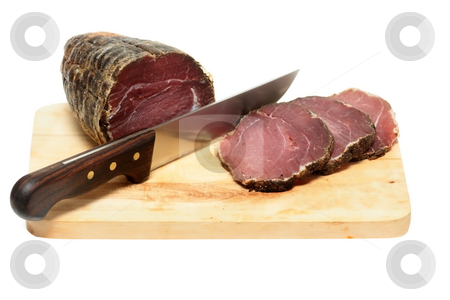 To use this stock image in your creative project, please select the size you need over to the right and click the "Add to Cart" button.
Your downloaded image will come with the Cutcaster watermark removed so don’t worry about the watermark you see on this page. Capricollo stock photo, Capricollo - traditional italian bacon typical for Aspromonte of Calabria by Natalia Macheda